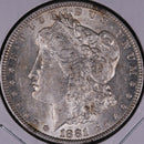 1881-O Morgan Silver Dollar, Extra Fine+ Circulated Coin, Store