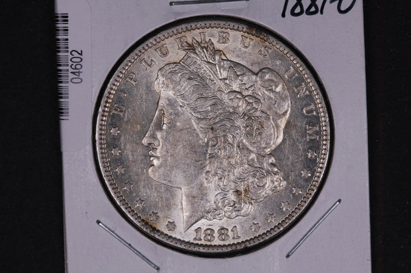 1881-O Morgan Silver Dollar, Circulated Coin,  Store #04602