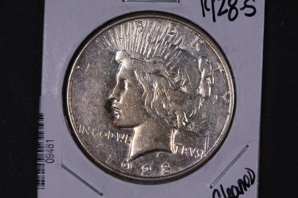 1928-S Peace Silver Dollar, Affordable Collectible Coin, Store #09481
