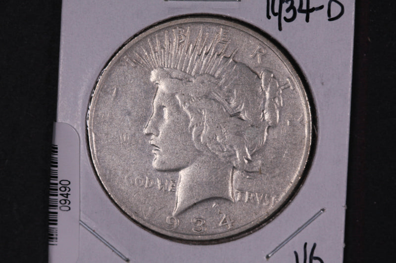 1934-D Peace Silver Dollar, Affordable Collectible Coin, Store