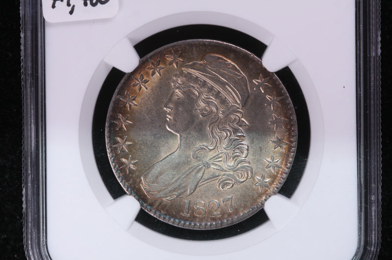 1827 Capped Bust Half Dollar. Choice Bold Graded NGC MS61.