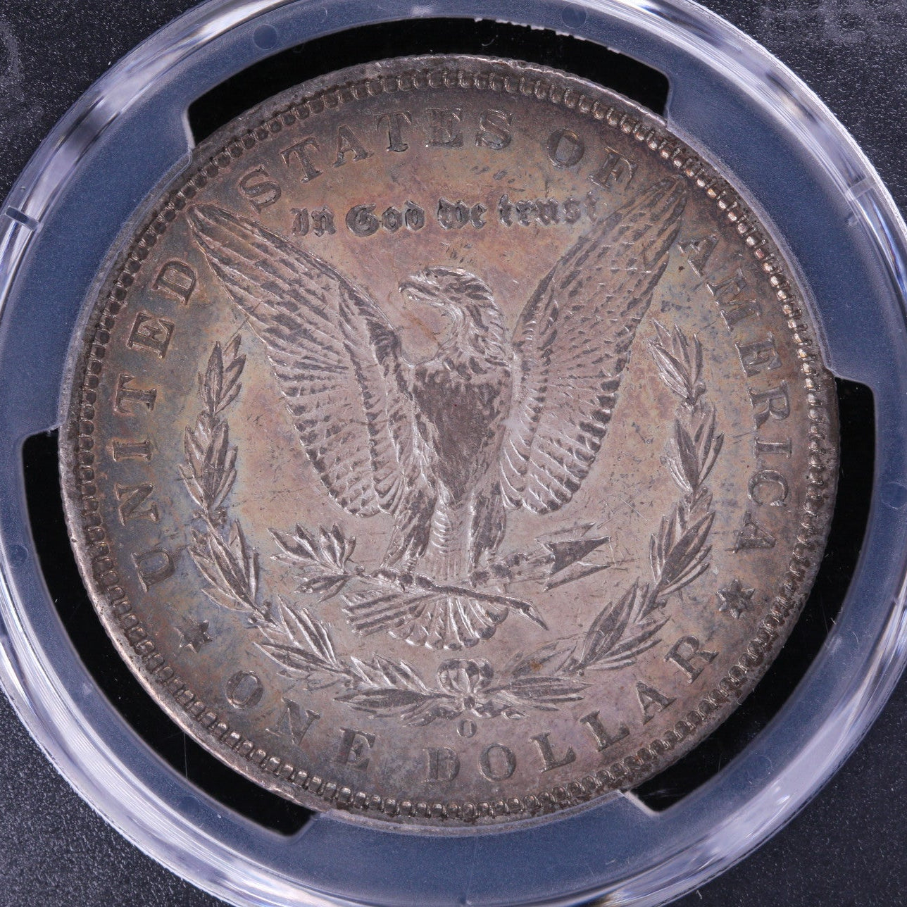 1897-O Morgan Silver Dollar, PCGS AU-55, Slider Coin, Store #DR0609.