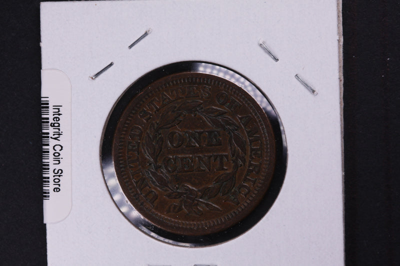 1847 Large Cent, Affordable Early Date Copper Cent. Available on-line Only.