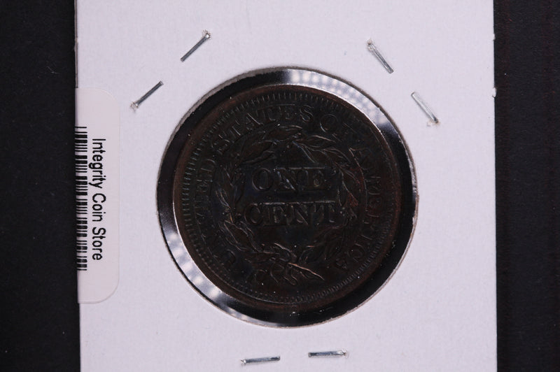1851 Large Cent, Affordable Early Date Copper Cent. Available on-line Only.
