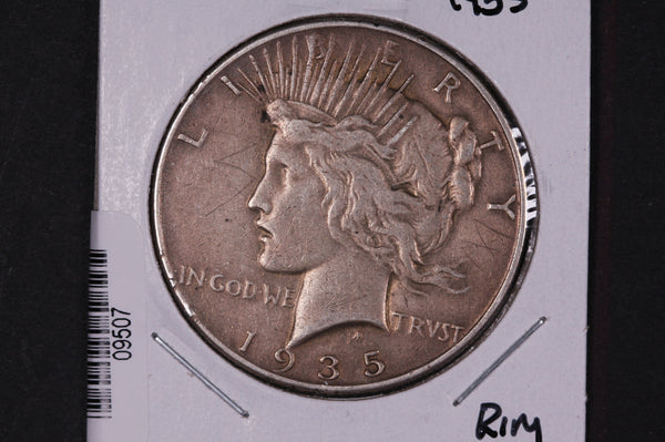 1935 Peace Silver Dollar, Affordable Collectible Coin, Store #09507