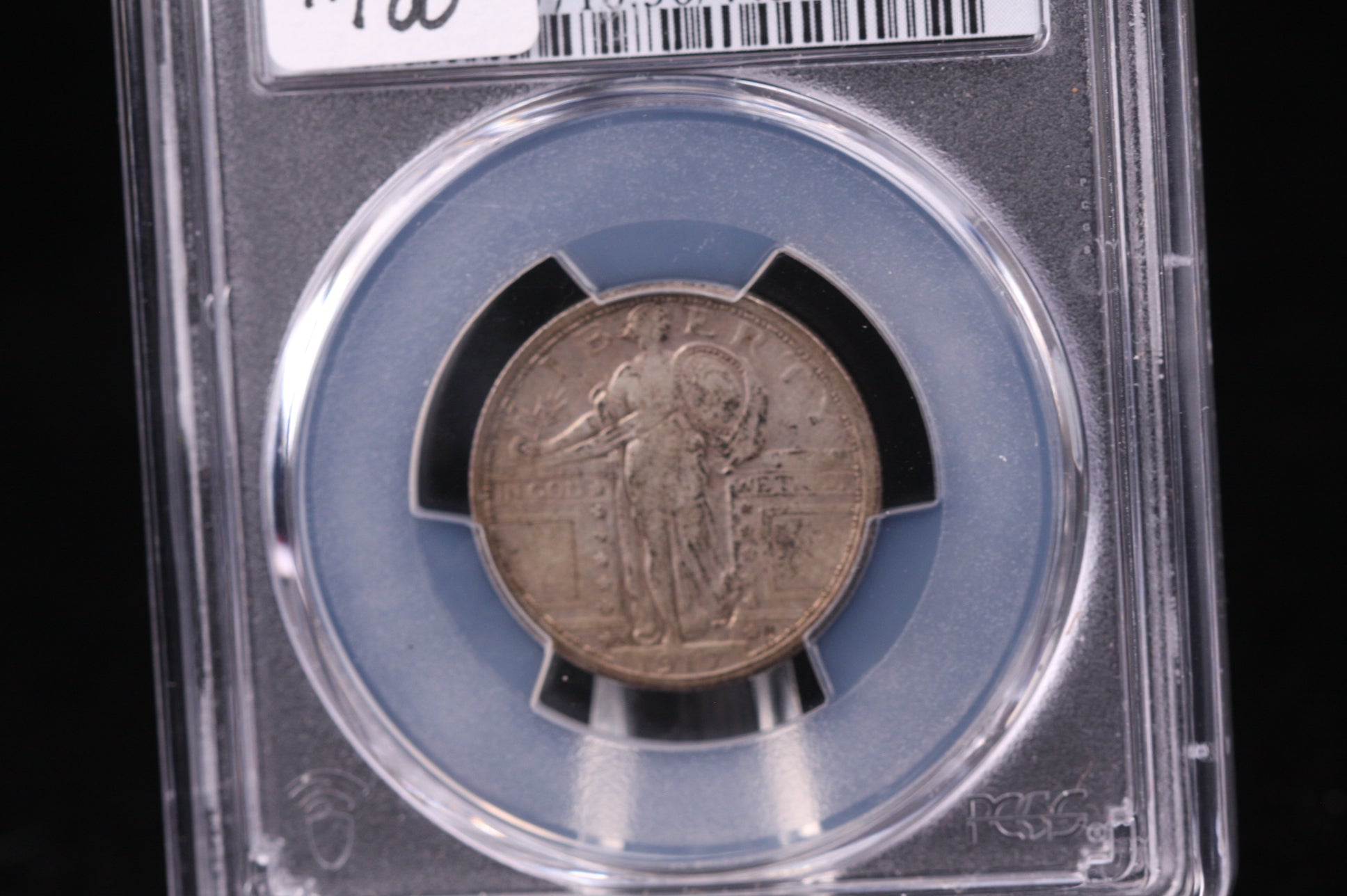 TEMPLATE OF STANDING LIBERTY QUARTERS