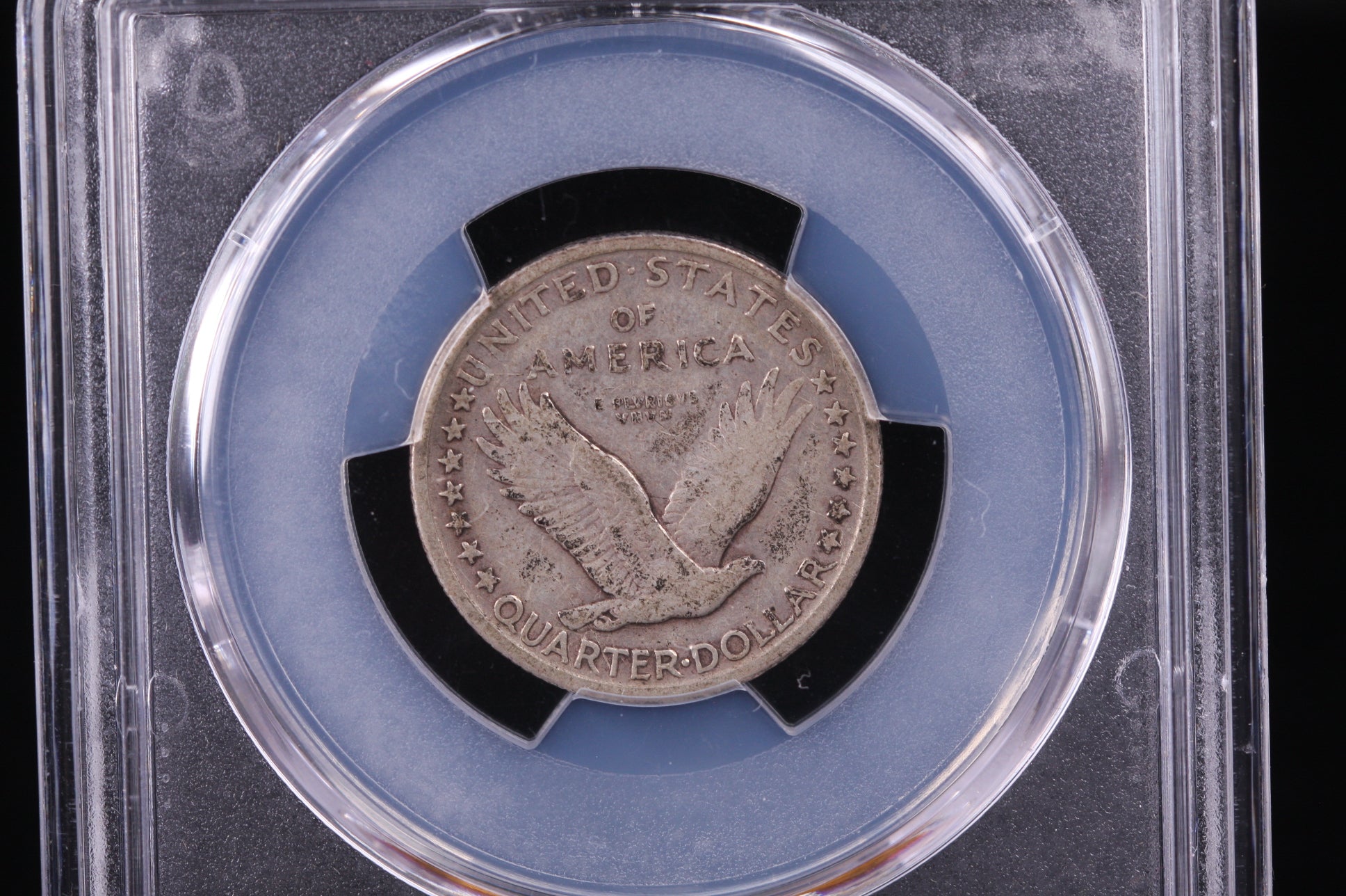 TEMPLATE OF STANDING LIBERTY QUARTERS