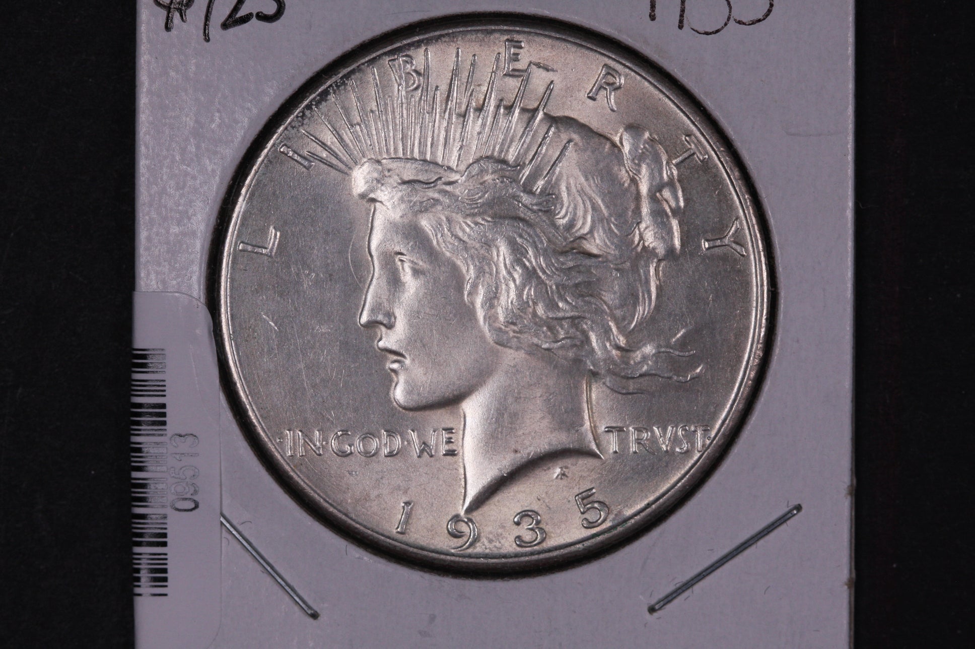 1935 Peace Silver Dollar, Affordable Collectible Coin, Store #09513