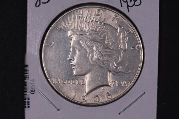 1935 Peace Silver Dollar, Affordable Collectible Coin, Store #09514