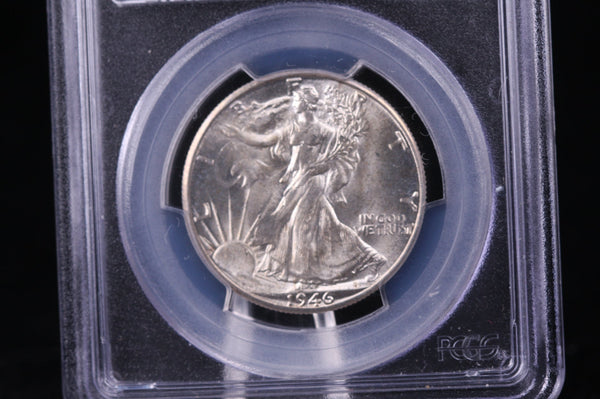 1946-D Walking Liberty Half Dollar, Blast White. PCGS MS65. #00982