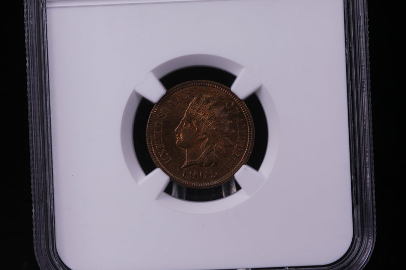 1901 Indian Head Cents. Choice Rich Brown. NGC Graded MS63.