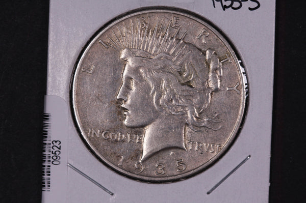 1935-S Peace Silver Dollar, Affordable Collectible Coin, Store #09523