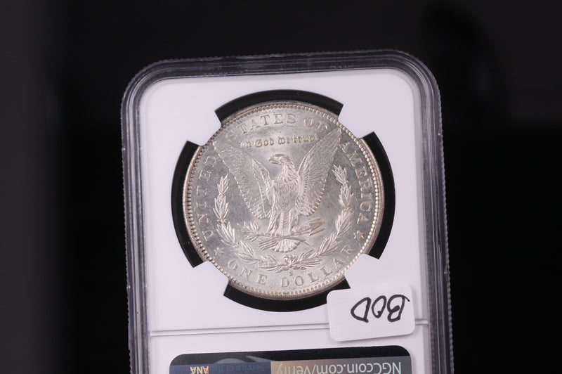 1891-S Morgan Silver Dollar, Nice White Coin. NGC MS-61.
