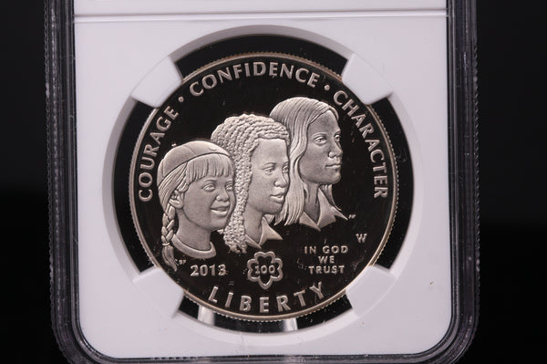 2013-W Girl Scouts Cent. Commemorative. Silver $1. NGC PF-69 Ultra Cameo #03386