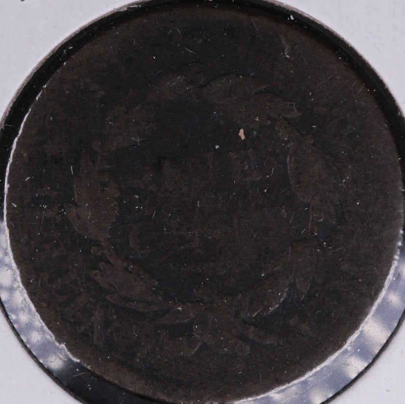 1819 Coronet Head Large Cent.  Good+ Circulated Coin, Store #09532