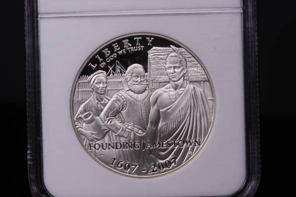 2007-P Jamestown Commemorative. Silver $1. NGC PF-70 Ultra Cameo #03387