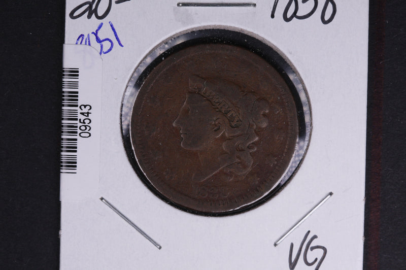 1838 Liberty Head Large Cent.  Affordable Collectible Coin. Store