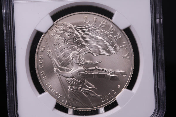 2012-P Star Spangled Banner Commemorative. Silver $1.  NGC MS-70.  Store #03397