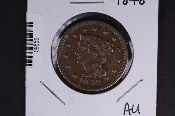 1848 Liberty Head Large Cent.  Affordable Collectible Coin. Store # 09556