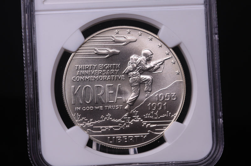 1991-D Korean War Commemorative.  Silver $1. NGC MS-69  Store