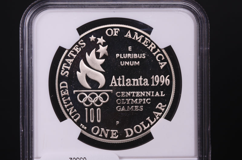 1996-P Olympics - Rowing - Commemorative.  Silver $1. NGC PF-69 Ultra Cameo.