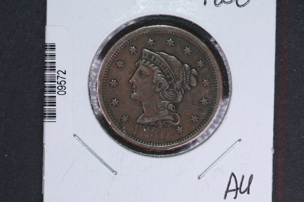 1850 Liberty Head Large Cent.  Affordable Collectible Coin. Store # 09572