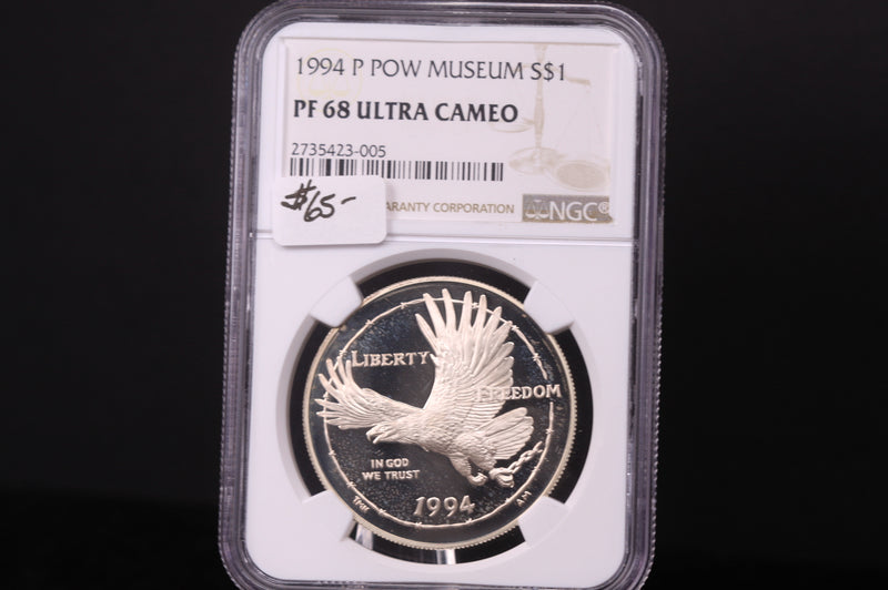 1994-P Prisoner of War Museum Commemorative. Silver $1. NGC PF68 Ult Cameo
