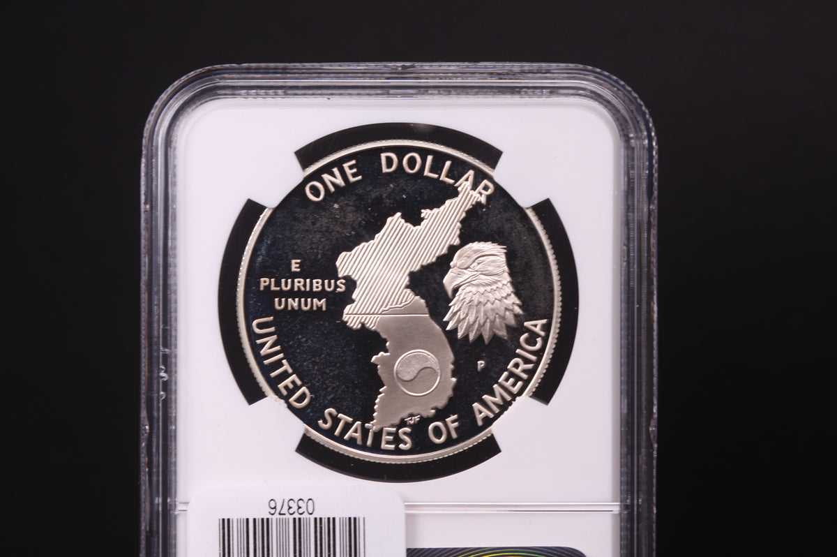 1991-P Korean War Commemorative. Silver $1. NGC PF-69 Ultra