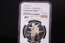 1995-P Olympics-Gymnastics Commemorative. Silver $1. NGC PF-68 Ultra Cameo.