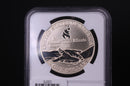 1995-P Olympics-Gymnastics Commemorative. Silver $1. NGC PF-68 Ultra Cameo.