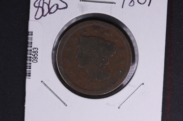 1851 Liberty Head Large Cent.  Affordable Collectible Coin. Store # 09583