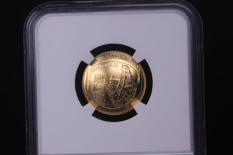 2019-W $5 Gold Commemorative.  Apollo 11 50th Anniversary. Store