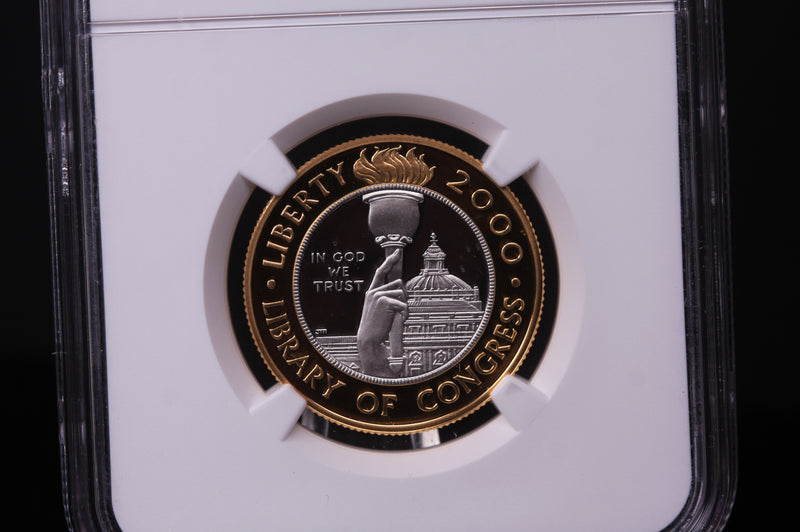 2000-W $10 Gold/Platinum Commemorative.  Library of Congress. Store
