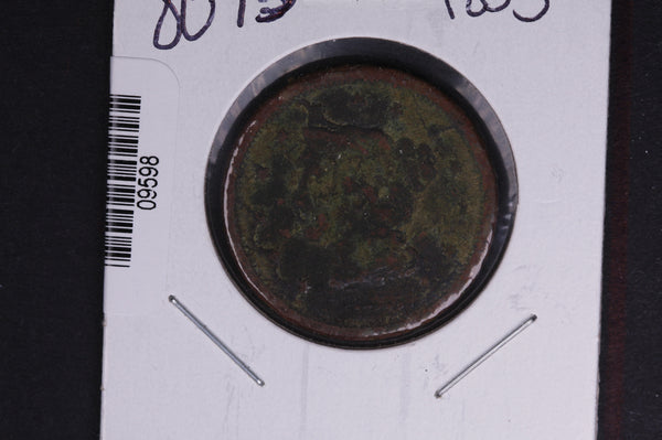 1853 Liberty Head Large Cent.  Affordable Collectible Coin. Store # 09598