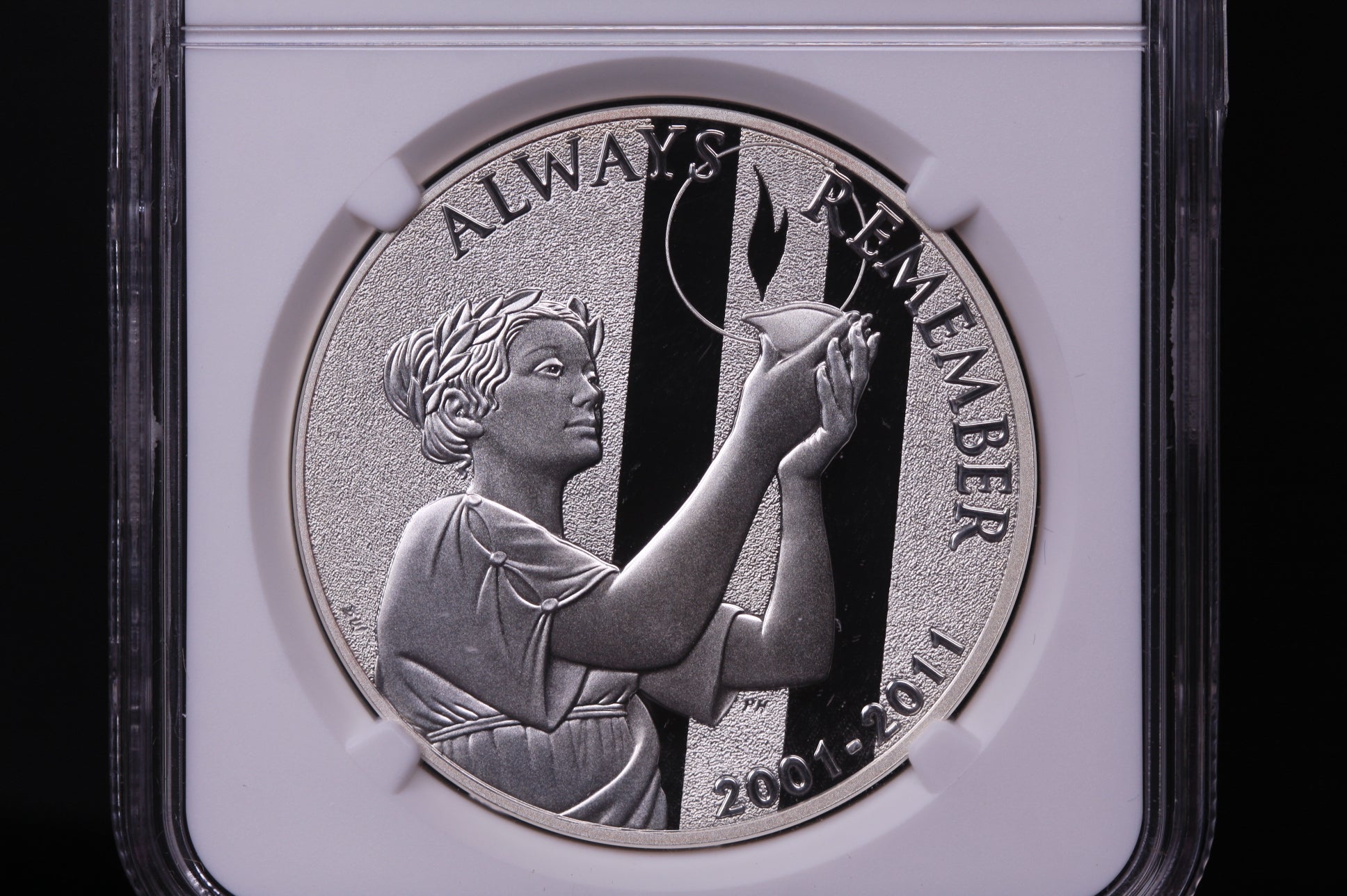 2011-P 9/11 10th Anniv. Silver Medal, NGC PF-70 Ultra Cameo, Store #GMC140