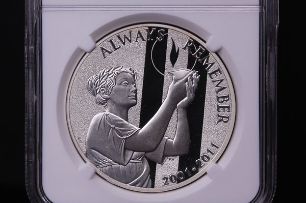 2011-P 9/11 10th Anniv. Commemorative. Silver $1.  NGC PF-70 Ultra Cameo.  #03417