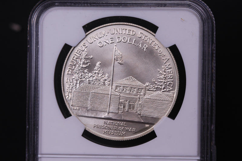 1994-W Prisoner of War Museum Commemorative. Silver $1. NGC MS-69. Store