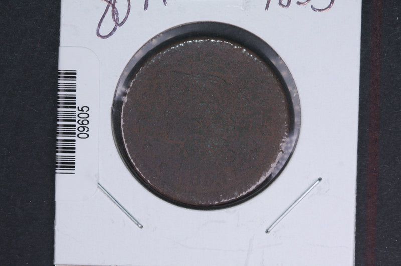 1853 Liberty Head Large Cent.  Affordable Collectible Coin. Store