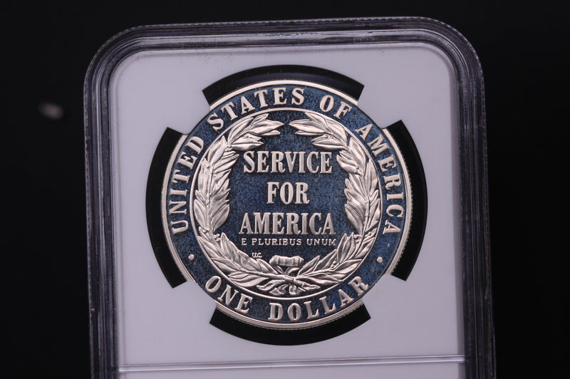 1996-S Community Service Commemorative.  Silver $1.  NGC PF-69 Ultra Cameo.