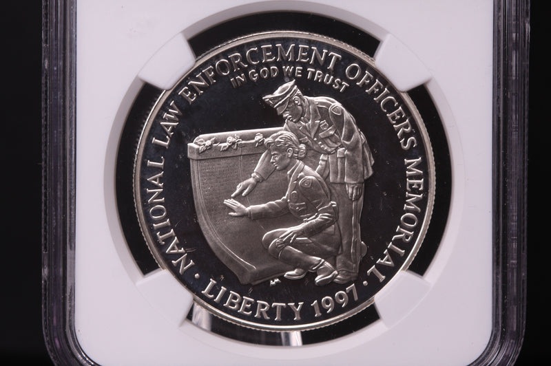 1997-P Law Officers Commemorative. Silver $1. NGC PF-69 Ultra Cameo. Store