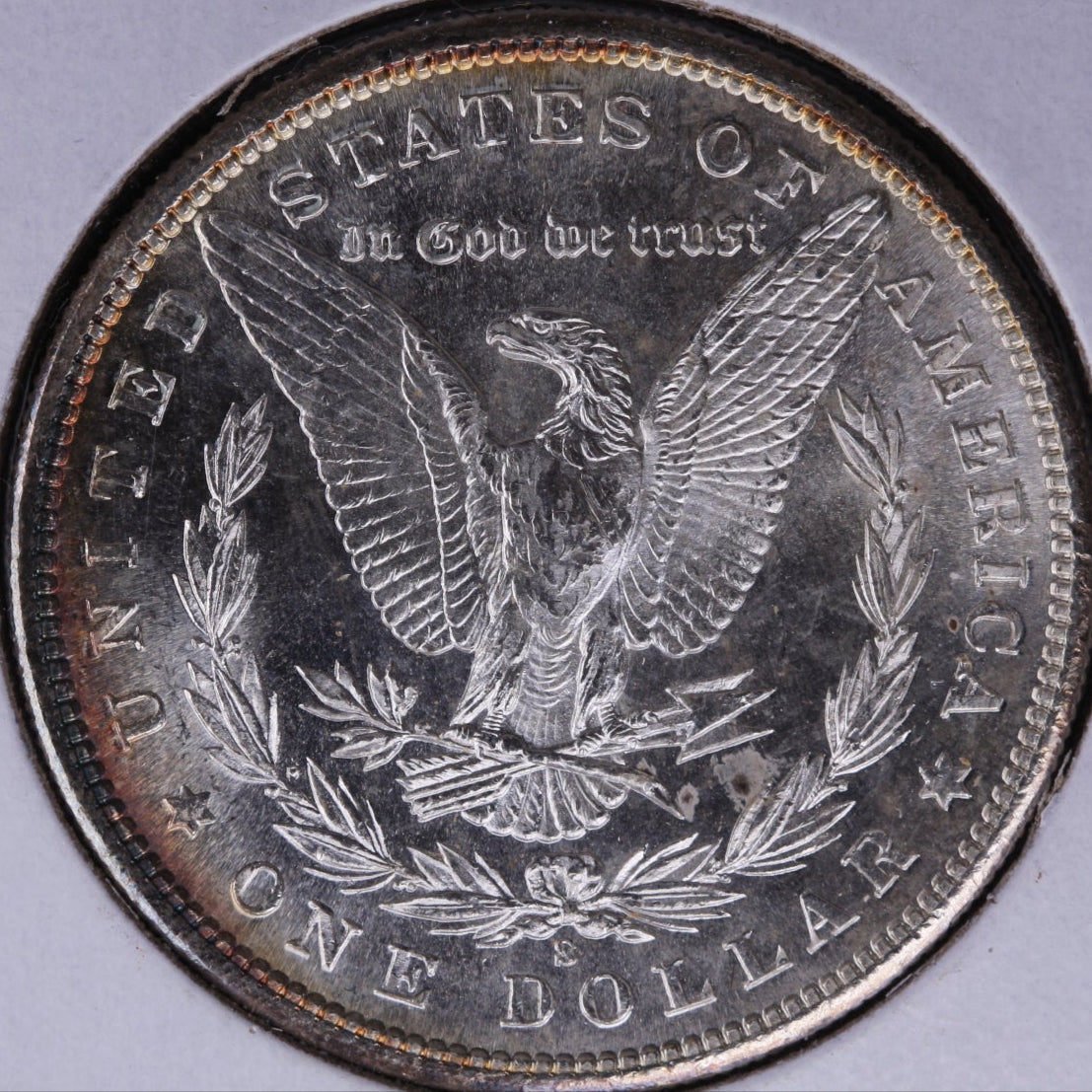 1881-S Morgan Silver Dollar, Mint State Uncirculated Coin, Store #DR0191