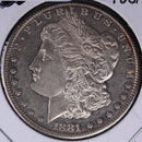 1881-S Morgan Silver Dollar, Gem Mint State Uncirculated Coin, Store