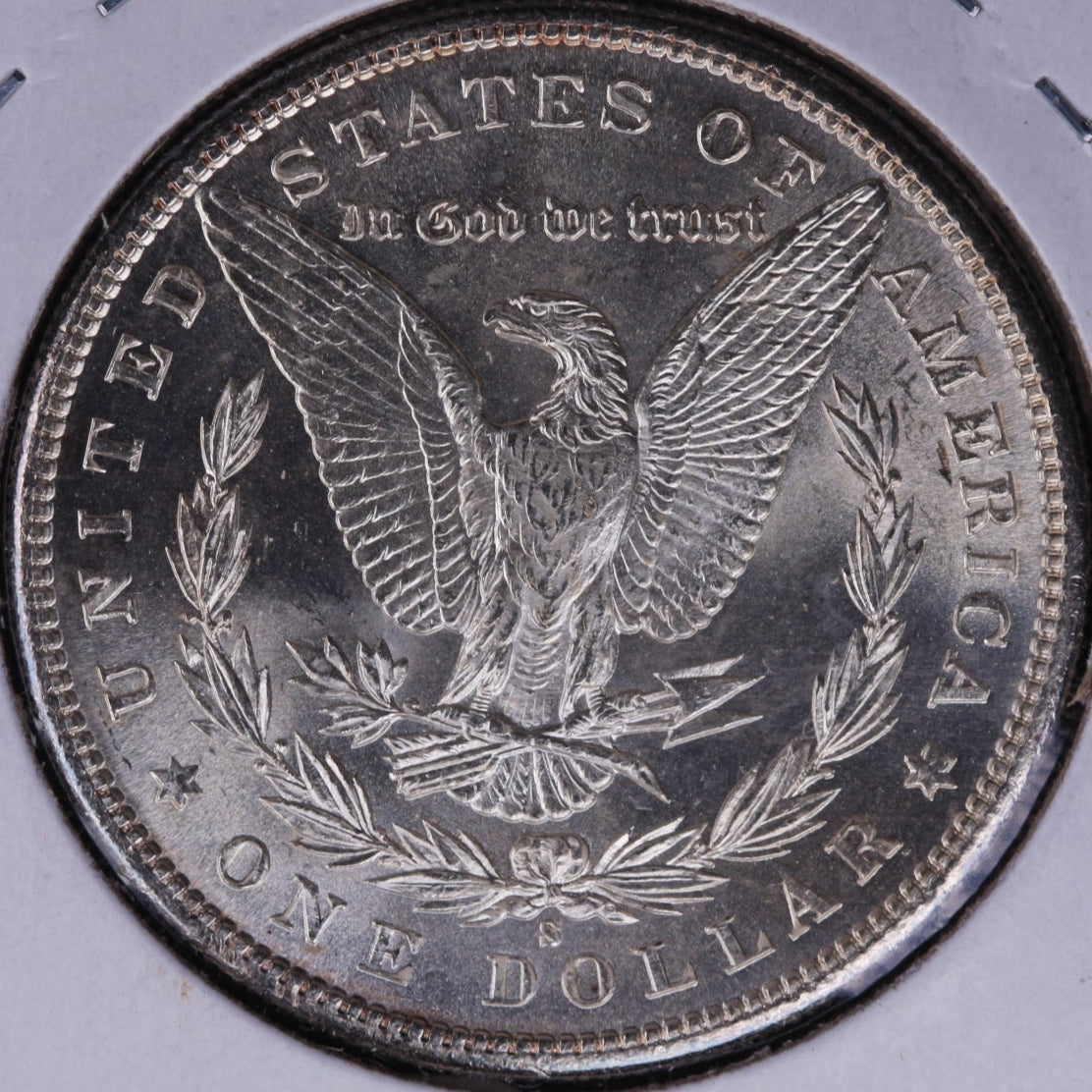 1881-S Morgan Silver Dollar, Gem Mint State Uncirculated Coin, Store #DR0193