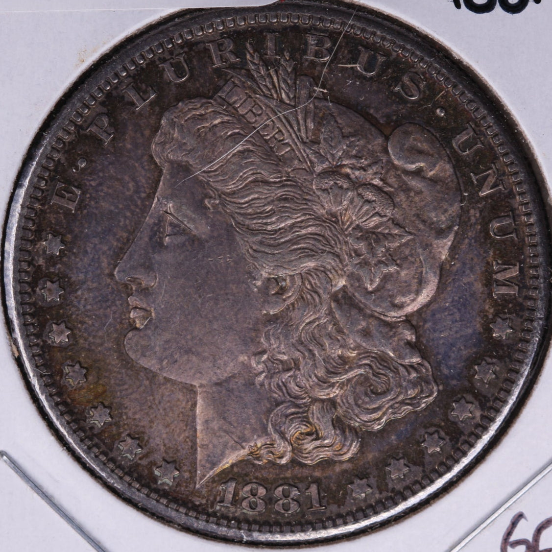 1881-S Morgan Silver Dollar, Gem Mint State Uncirculated Coin, Store #DR0194