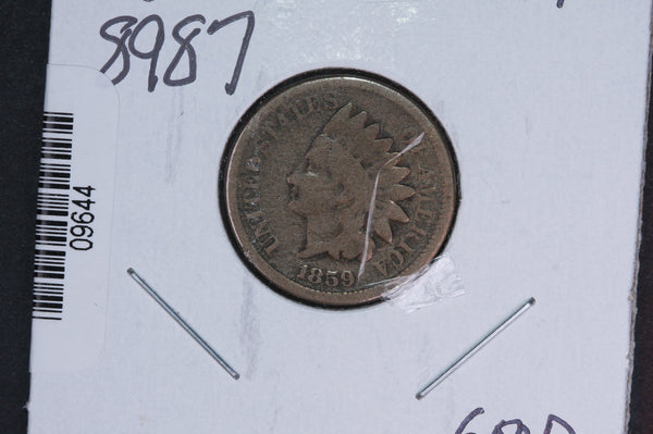 1859 Indian Head Small Cent.  Affordable Collectible Coin. Store # 09644
