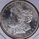 1881-S Morgan Silver Dollar, Gem Mint State Uncirculated Coin, Store