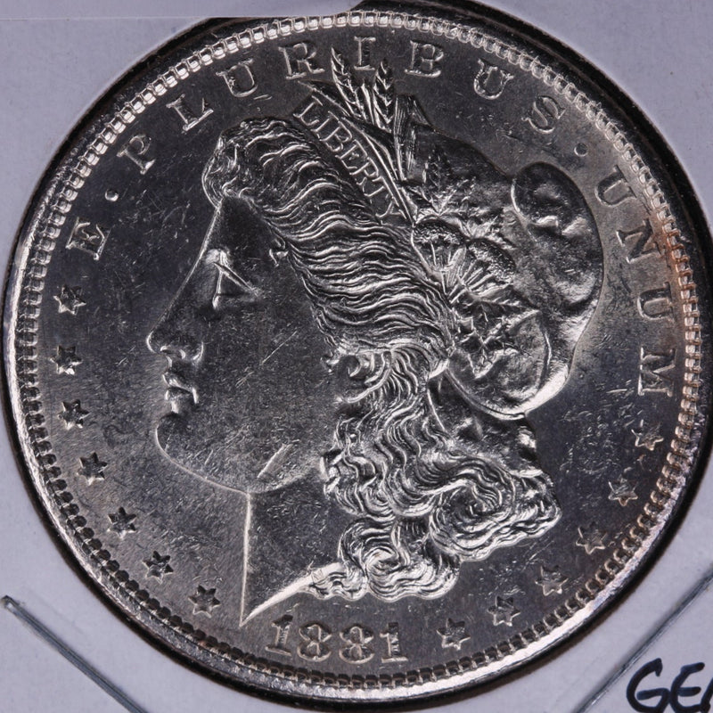 1881-S Morgan Silver Dollar, Un-Circulated condition, Store