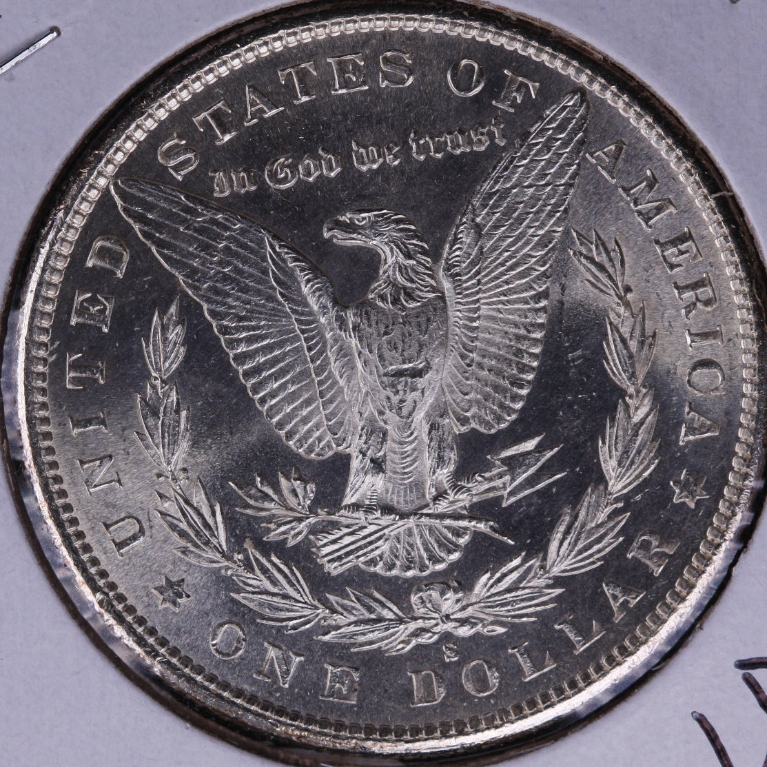 1881-S Morgan Dollar, Mint State Uncirculated Coin, Store #04626