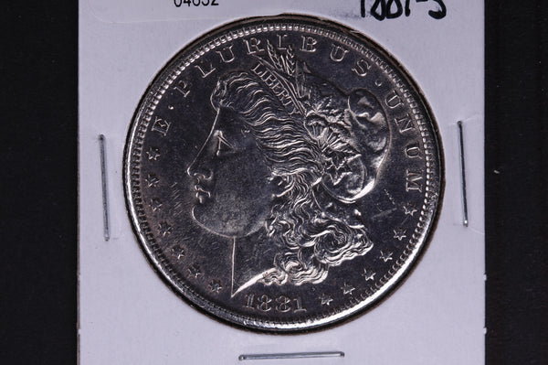 1881-S Morgan Silver Dollar, Un-Circulated condition. Has been cleaned/polished #04632