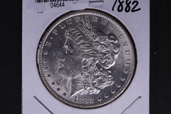 1882 Morgan Silver Dollar, Un-Circulated condition.  Coin Store #04644